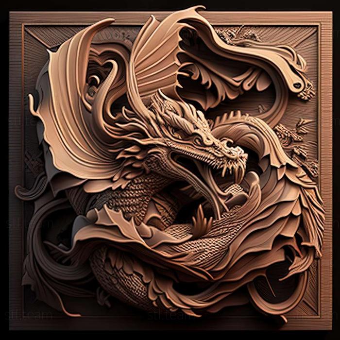 3D model dragon (STL)